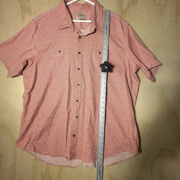 L.L. Bean Lake Washed Camp Shirt Button Down Traditional Fit XLT - Picture 7 of 9